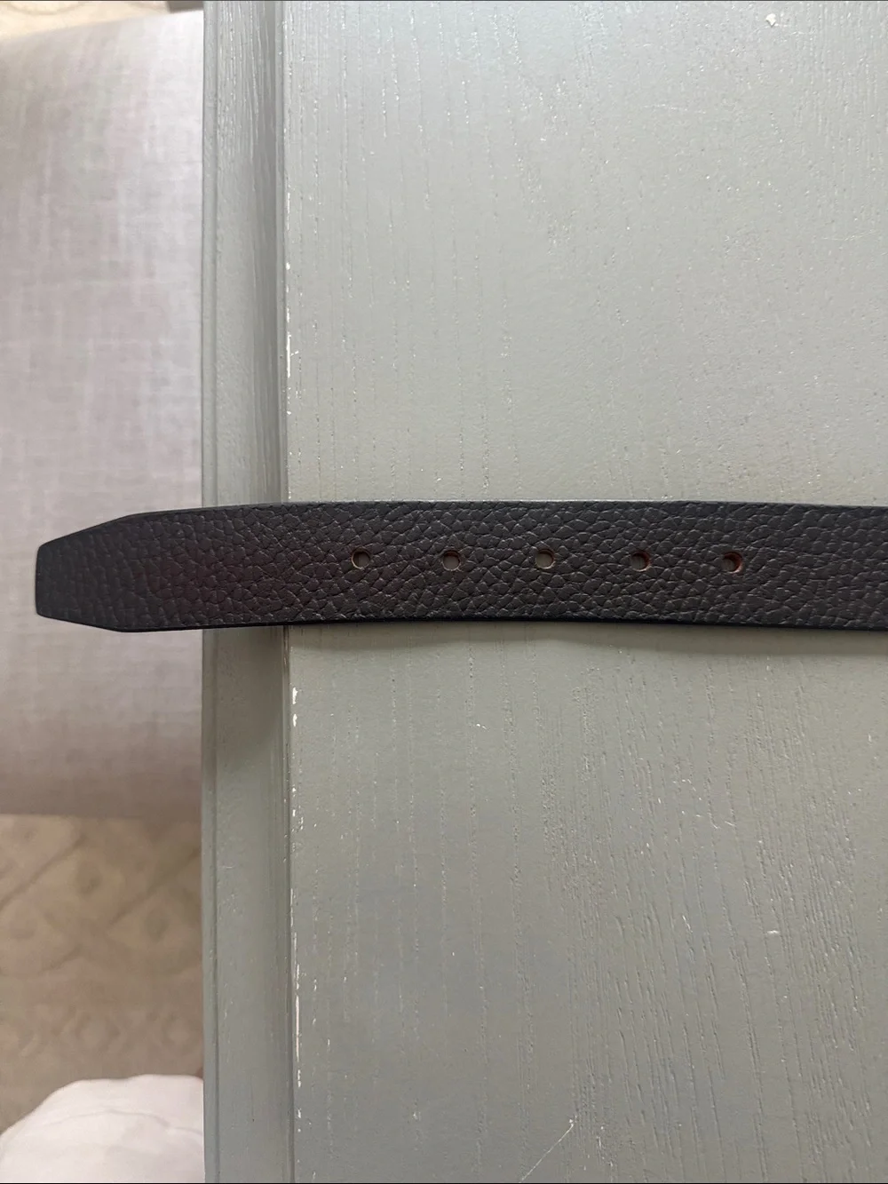 Men's Joe’s Dark Brown Leather Belt with Silver Buckle 40